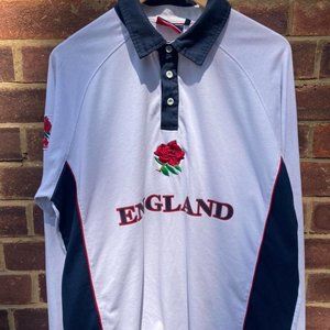 Mens White and Red Top